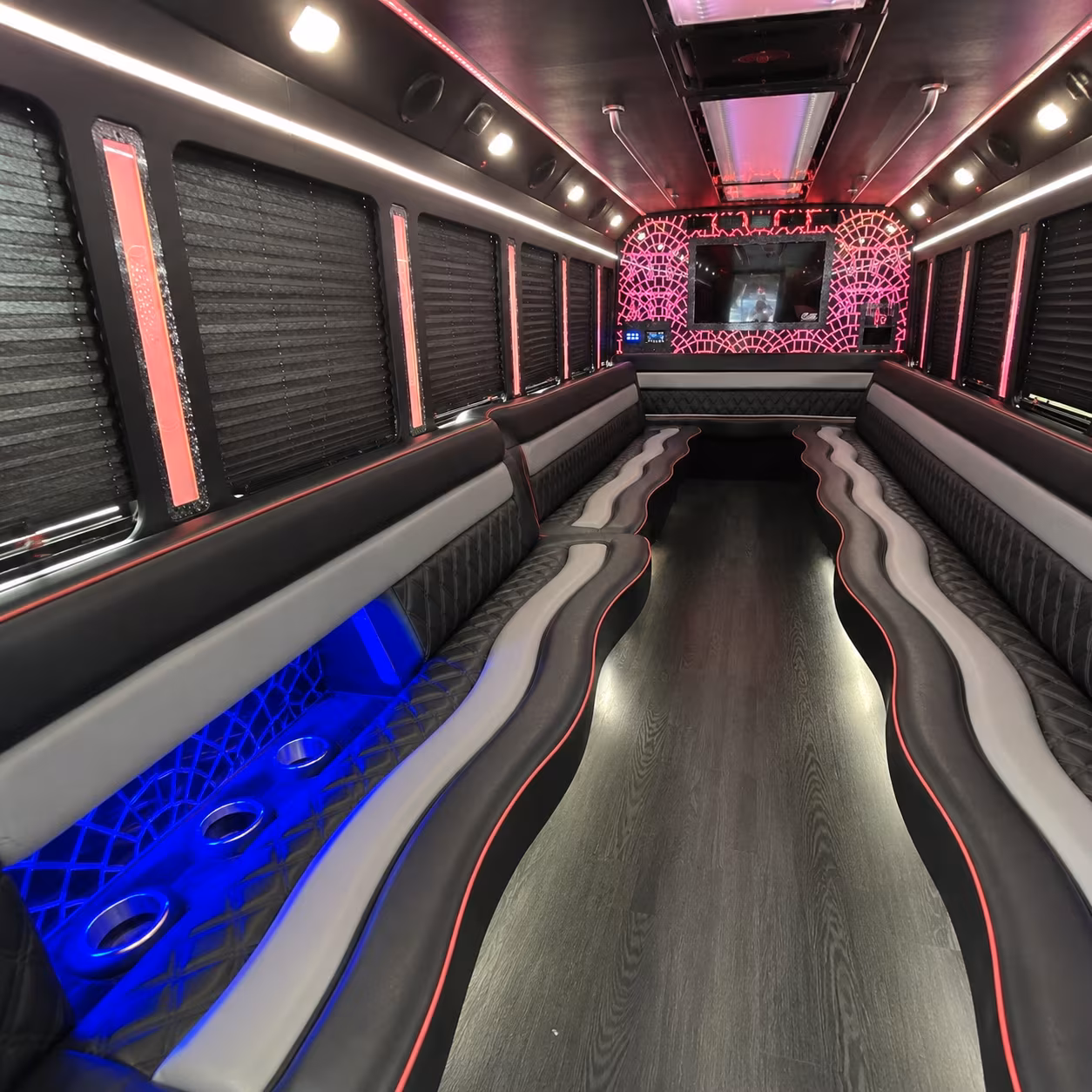 bridal party buses and bachelorette night transportation in costa mesa