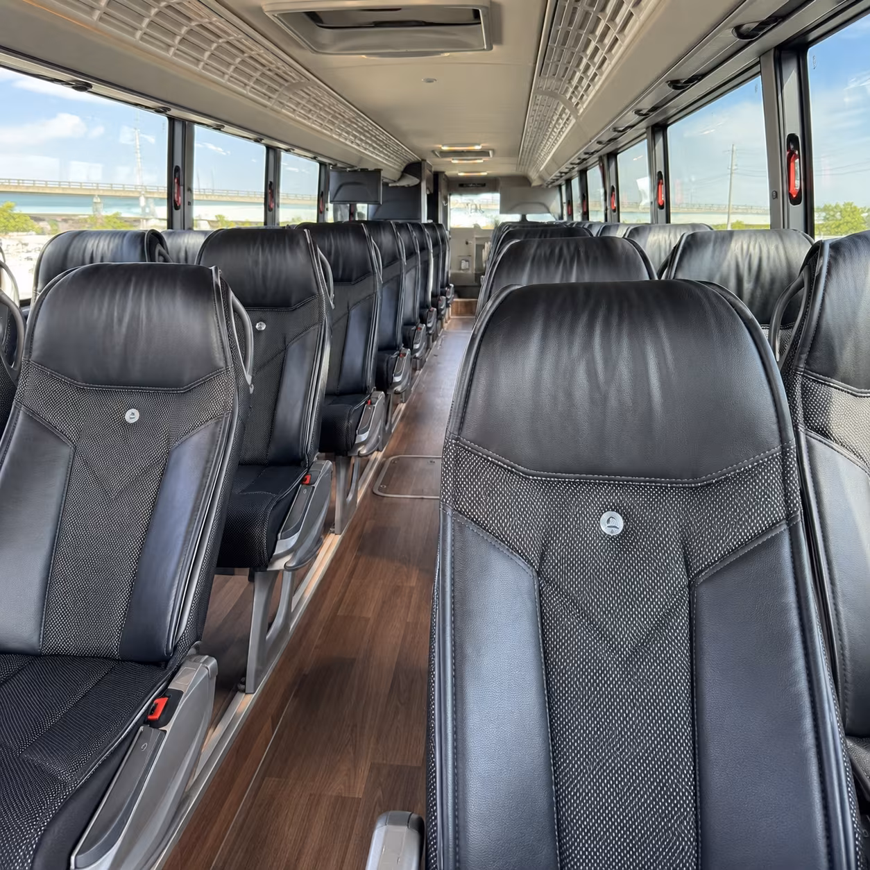costa mesa bus rental service area