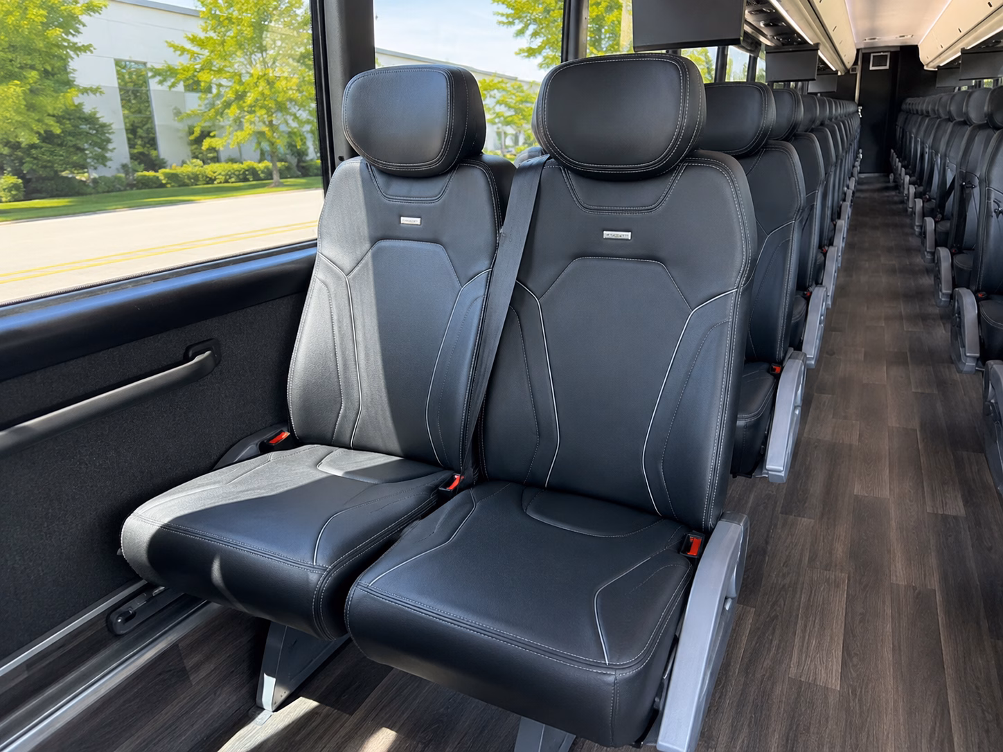 costa mesa charter bus services inside