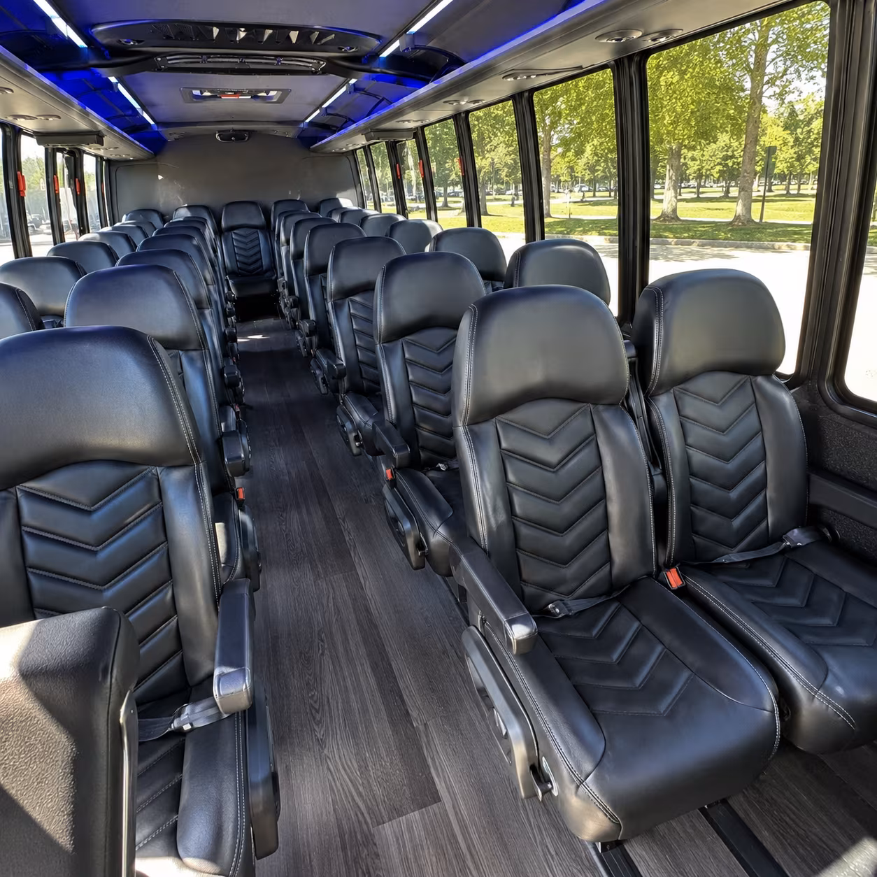 costa mesa prom transportation onboard seating